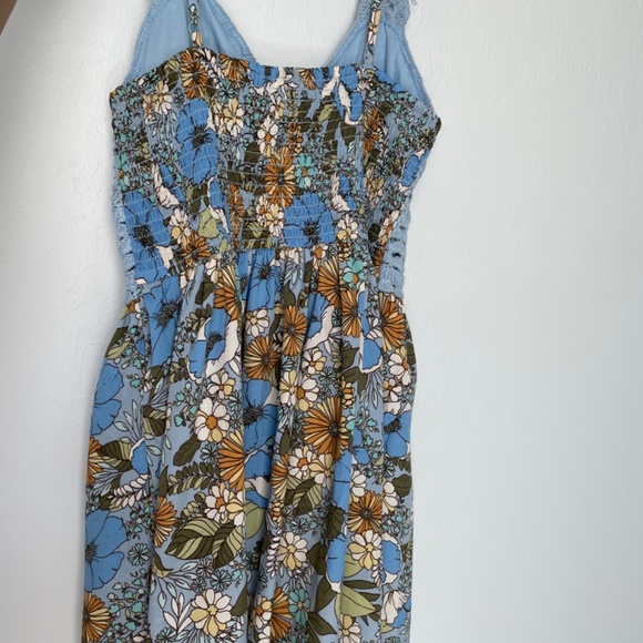 B.O.G. Collective size S crochet top floral lightweight mini dress boho - Picture 4 of 13